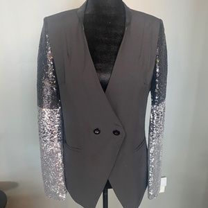 Blazer with sequin